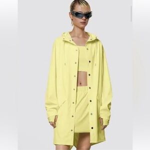 NWT RAINS Women’s Curve W Jacket in Straw Size Small
